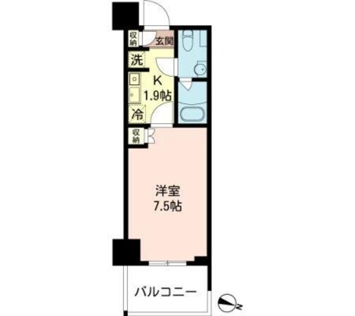 MFPRコート木場公園の物件間取画像
